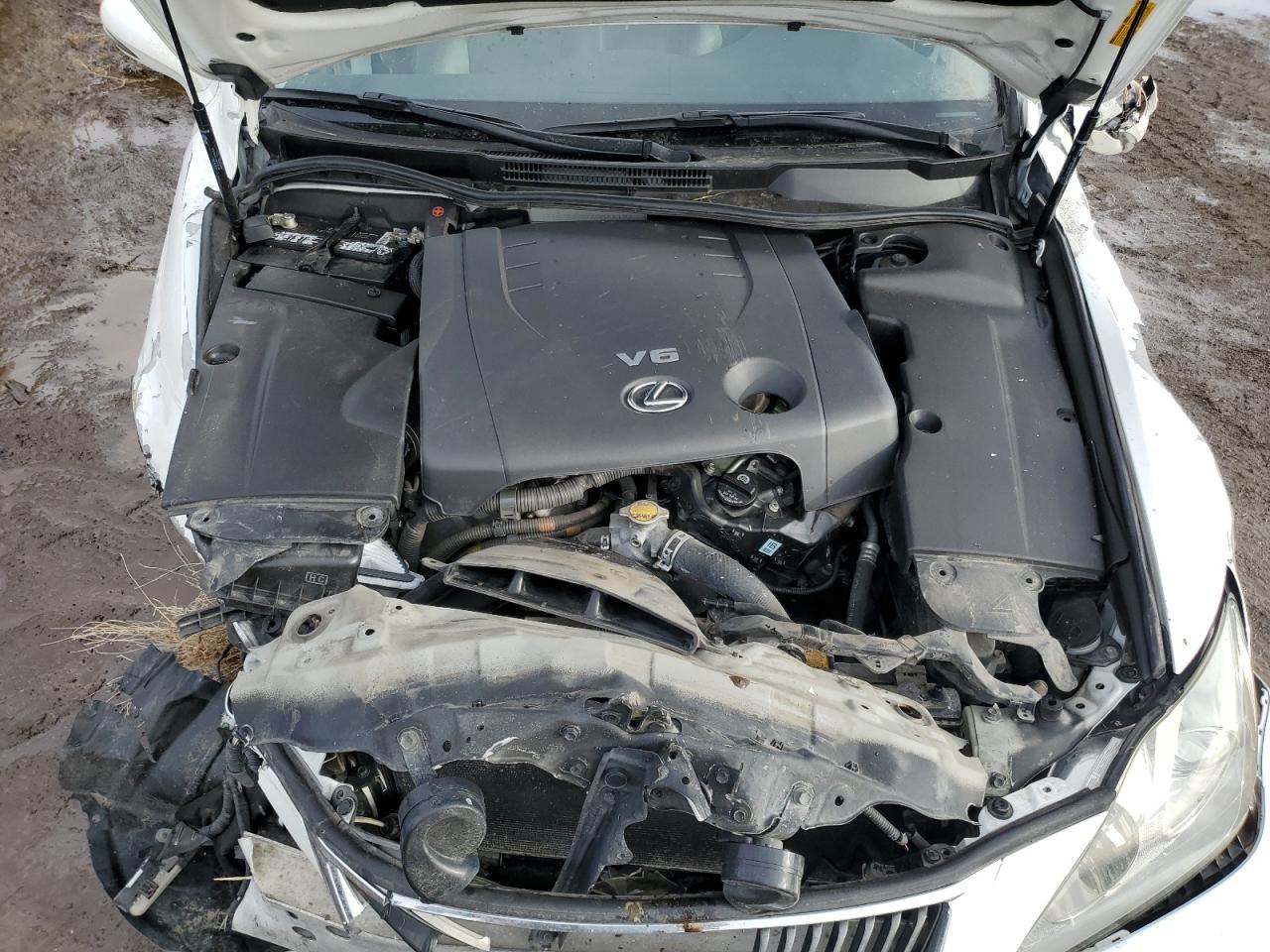 2010 Lexus IS VIN JTHCF5C27A5041198 Copart auction photo, undercarriage / all over damage thumbnail 13