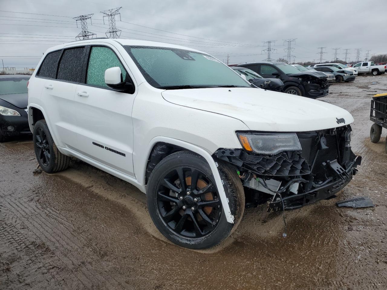 2021 Jeep Grand Cherokee VIN 1C4RJFAG5MC516765 Copart auction photo, front end damage thumbnail 4