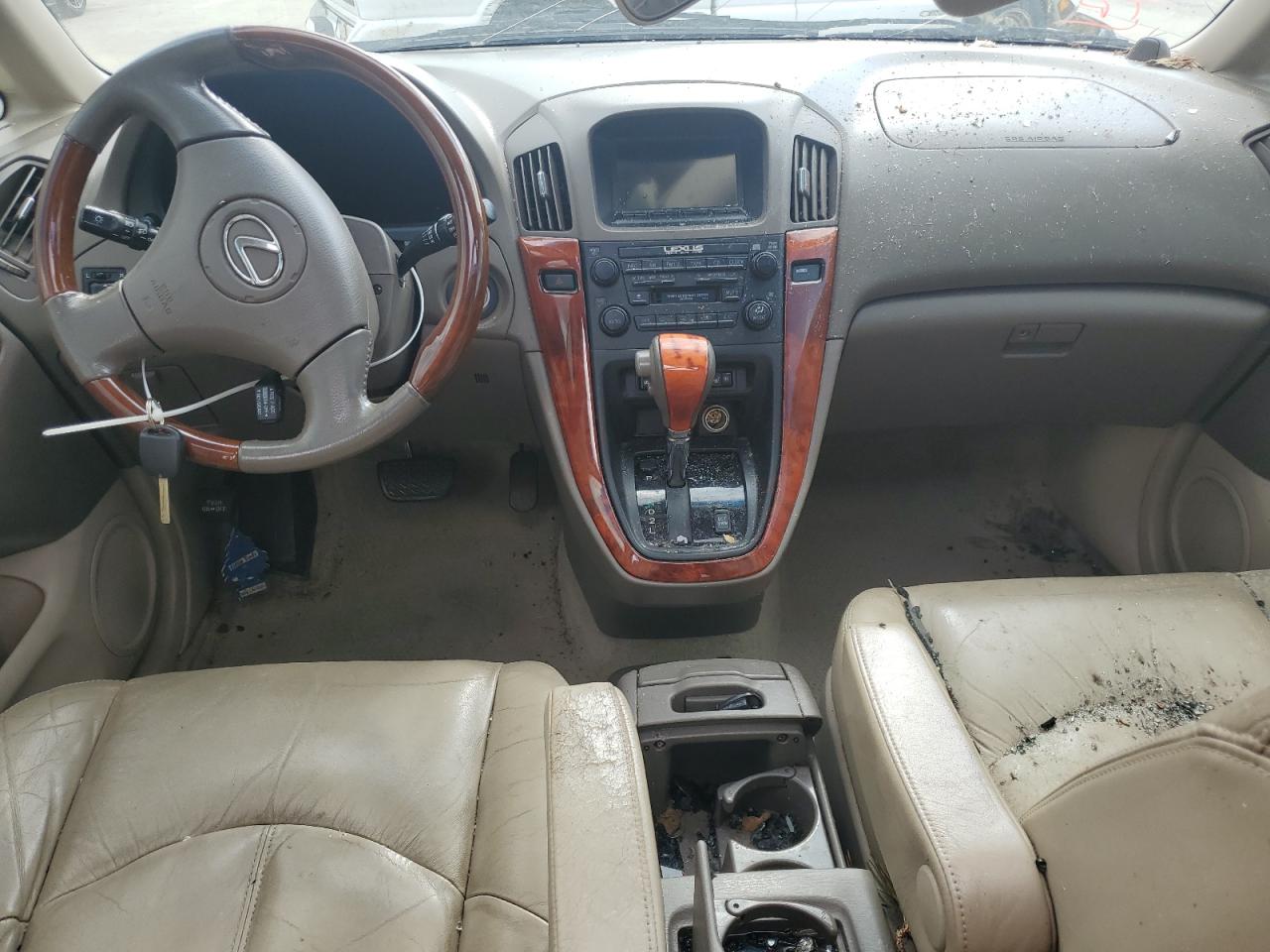 2003 Lexus RX VIN JTJHF10U930307453 Copart auction photo, top/roof damage thumbnail 8