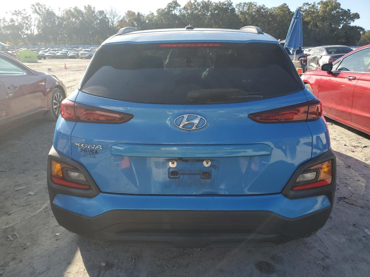 2018 Hyundai Kona VIN KM8K22AA4JU089342 Copart auction photo, front end damage thumbnail 6