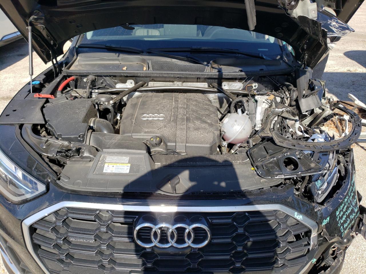 2023 Audi Q5 VIN WA1EAAFY7P2133790 Copart auction photo, front end damage thumbnail 12