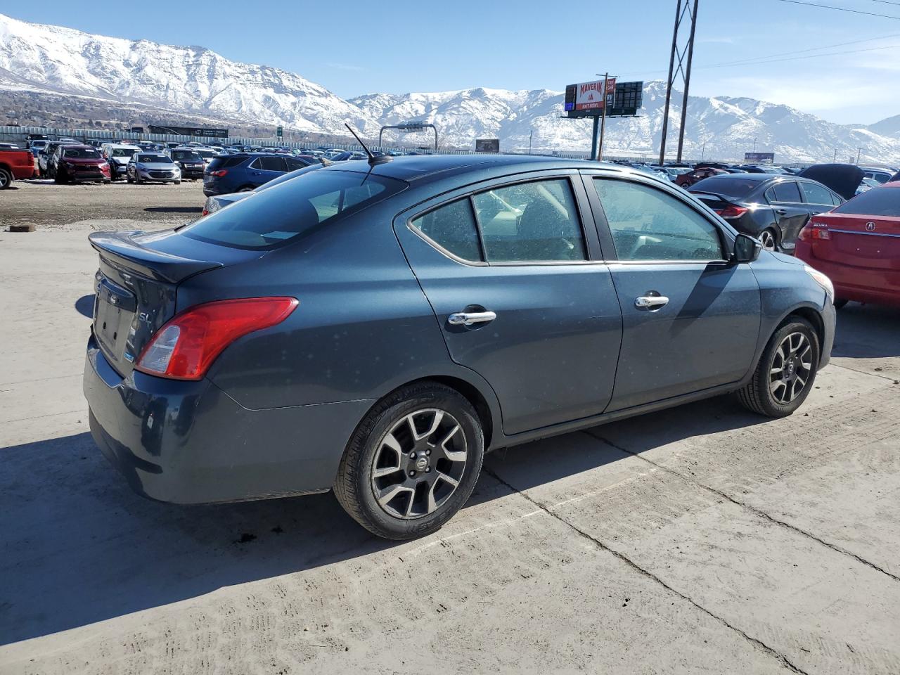 2015 Nissan Versa VIN 3N1CN7AP3FL926278 Copart auction photo, rear end damage thumbnail 3