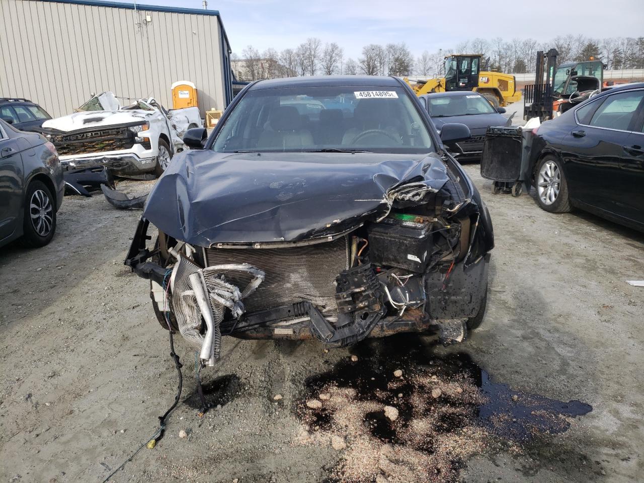 2010 Hyundai Sonata VIN 5NPET4ACXAH615964 Copart auction photo, front end / side damage thumbnail 5