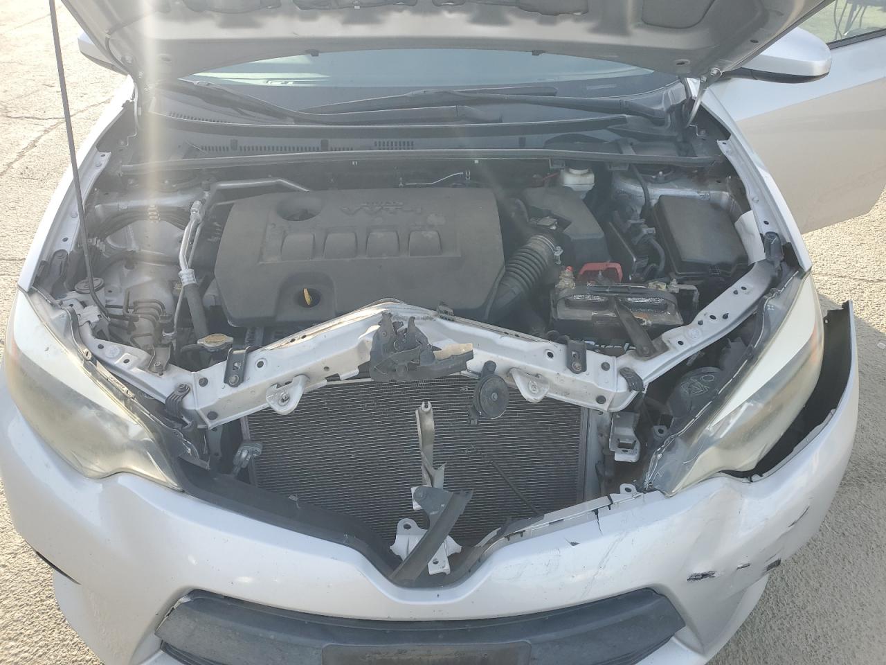 2014 Toyota Corolla VIN 5YFBURHE7EP097793 Copart auction photo, front end / rear end damage thumbnail 11