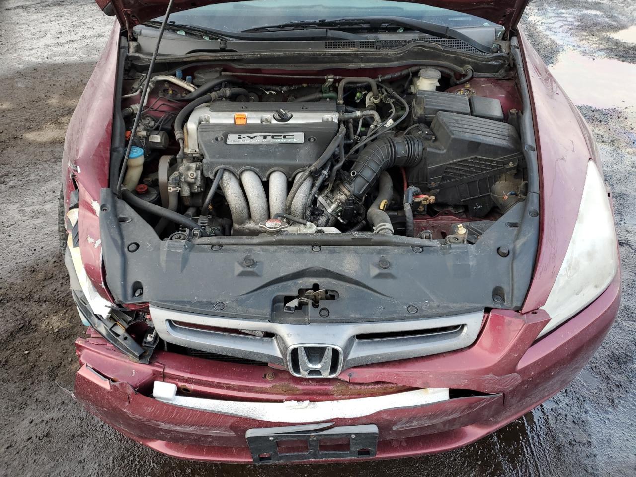 2005 Honda Accord VIN 1HGCM56895A091543 Copart auction photo, side / front end damage thumbnail 11