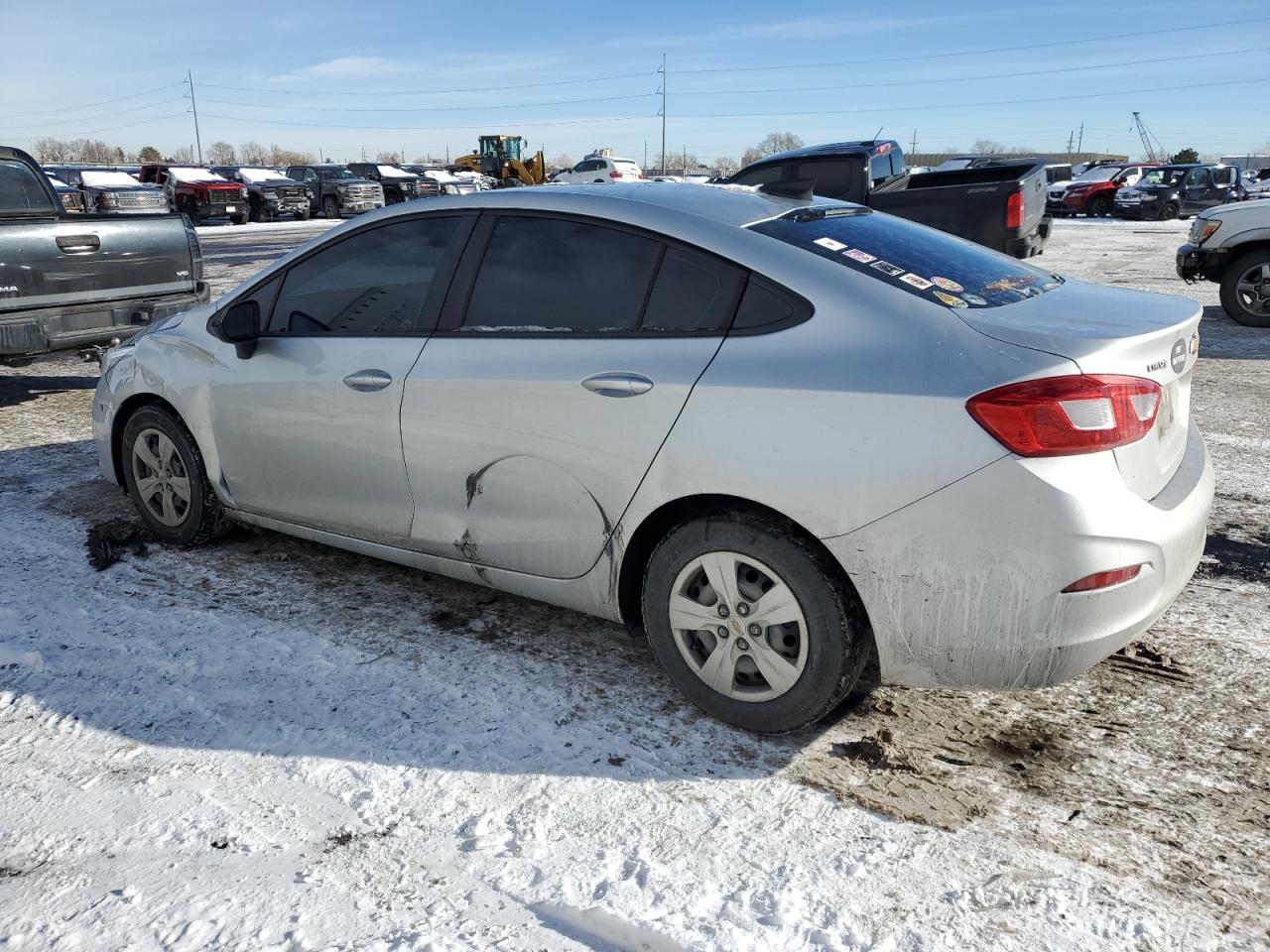 2016 Chevrolet Cruze VIN 1G1BC5SM8G7276773 Copart auction photo, front end / hail damage thumbnail 2