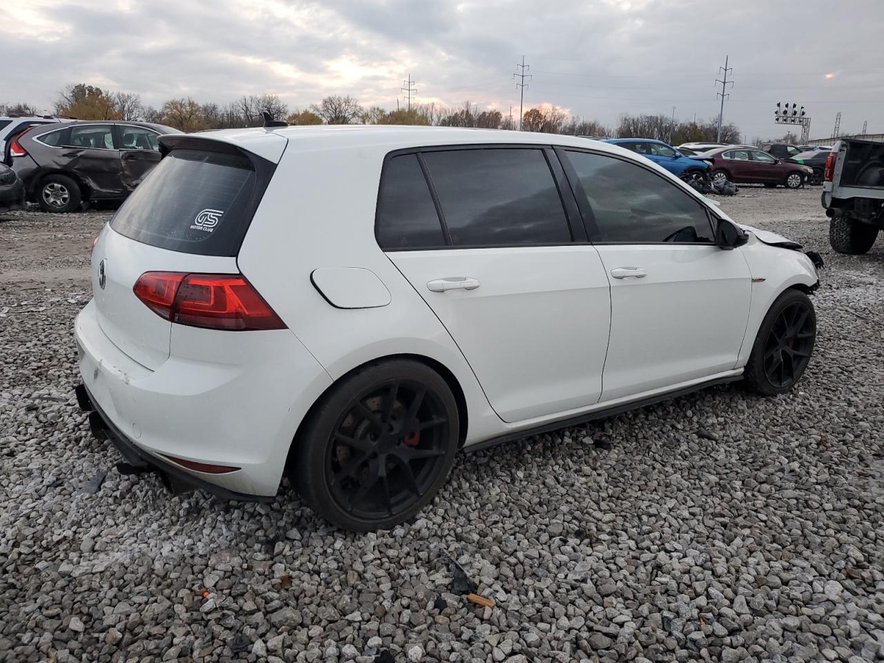 2017 Volkswagen GTI VIN 3VW547AU9HM067223 Copart auction photo, front end damage thumbnail 3