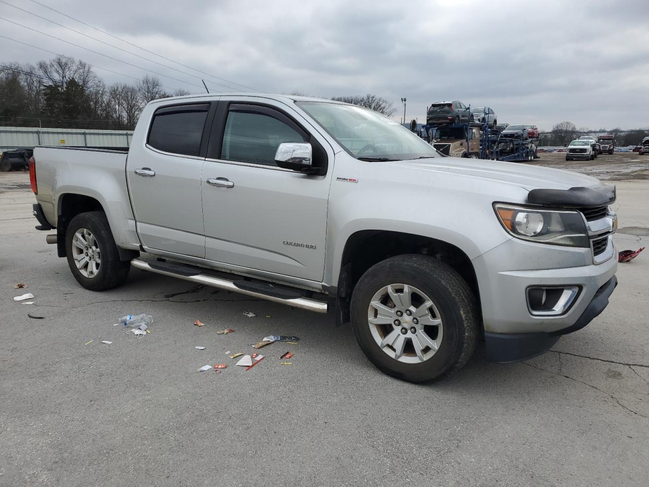 2016 Chevrolet Colorado VIN 1GCGSCE11G1371233 Copart auction photo, burn damage thumbnail 4