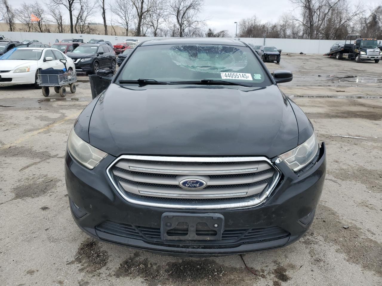 2013 Ford Taurus VIN 1FAHP2H85DG136888 Copart auction photo, front end / side damage thumbnail 5