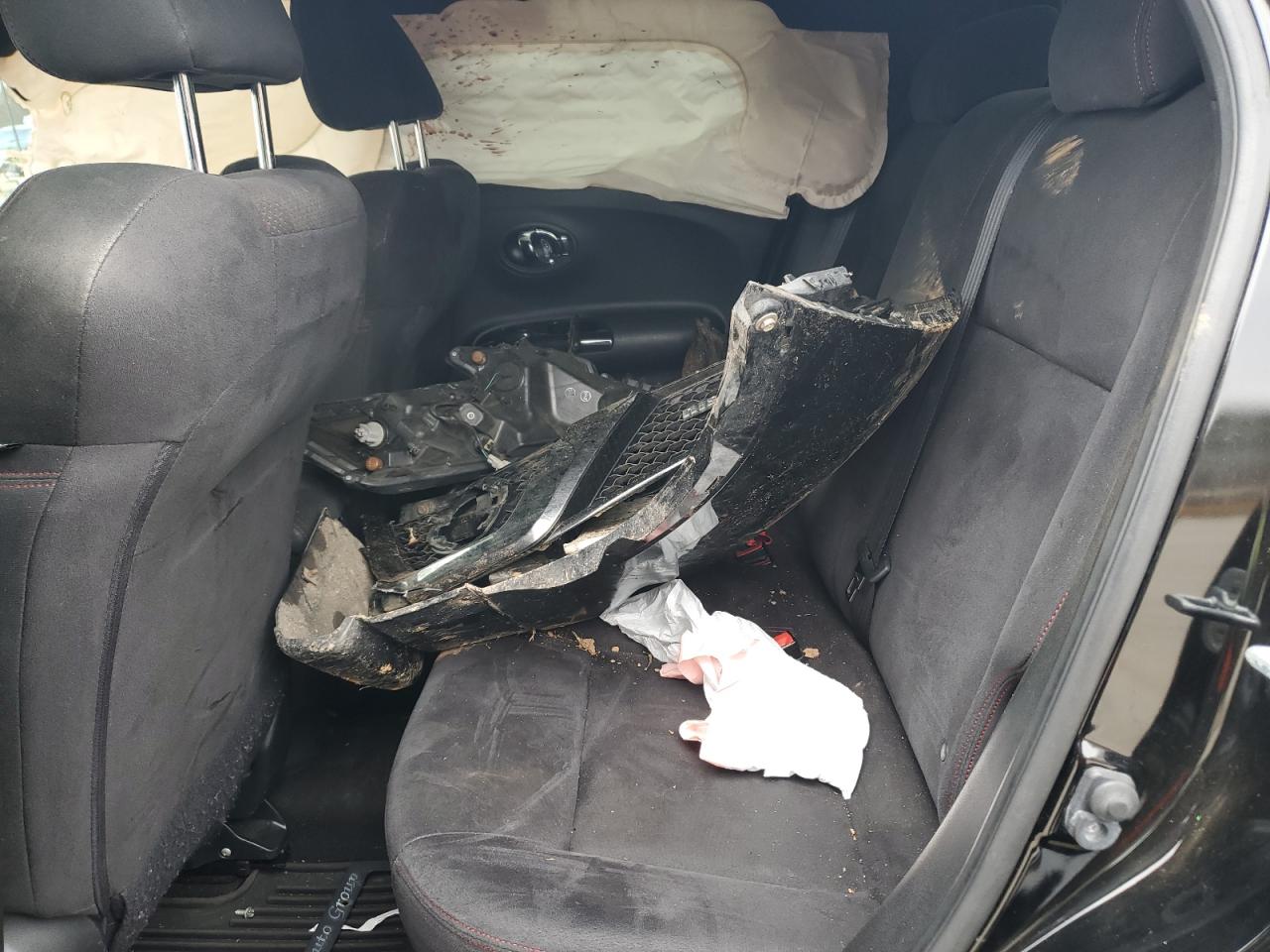 2015 Nissan Juke VIN JN8AF5MV0FT562885 Copart auction photo, front end damage thumbnail 10
