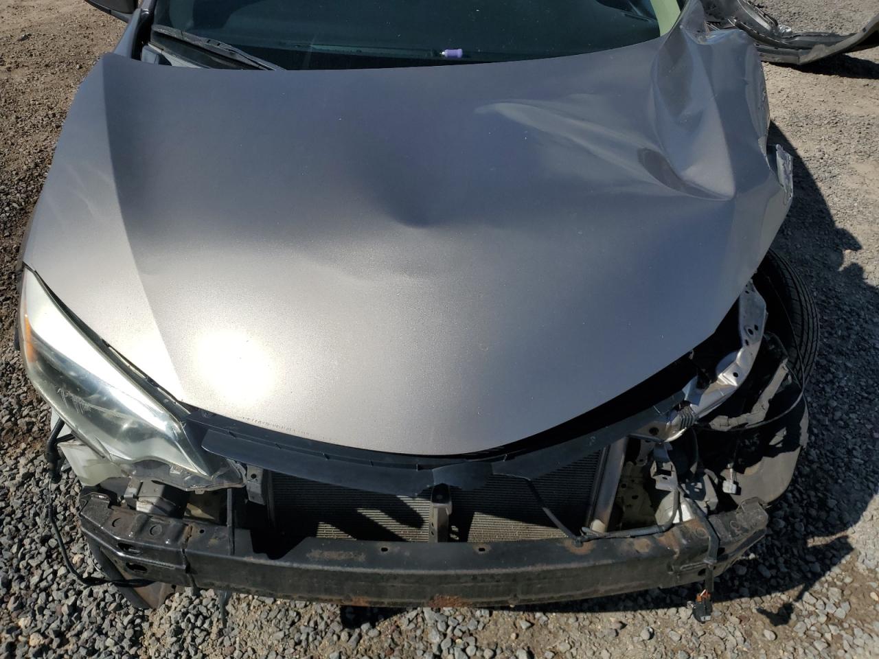 2014 Toyota Corolla VIN 5YFBPRHE3EP051949 Copart auction photo, front end / side damage thumbnail 12
