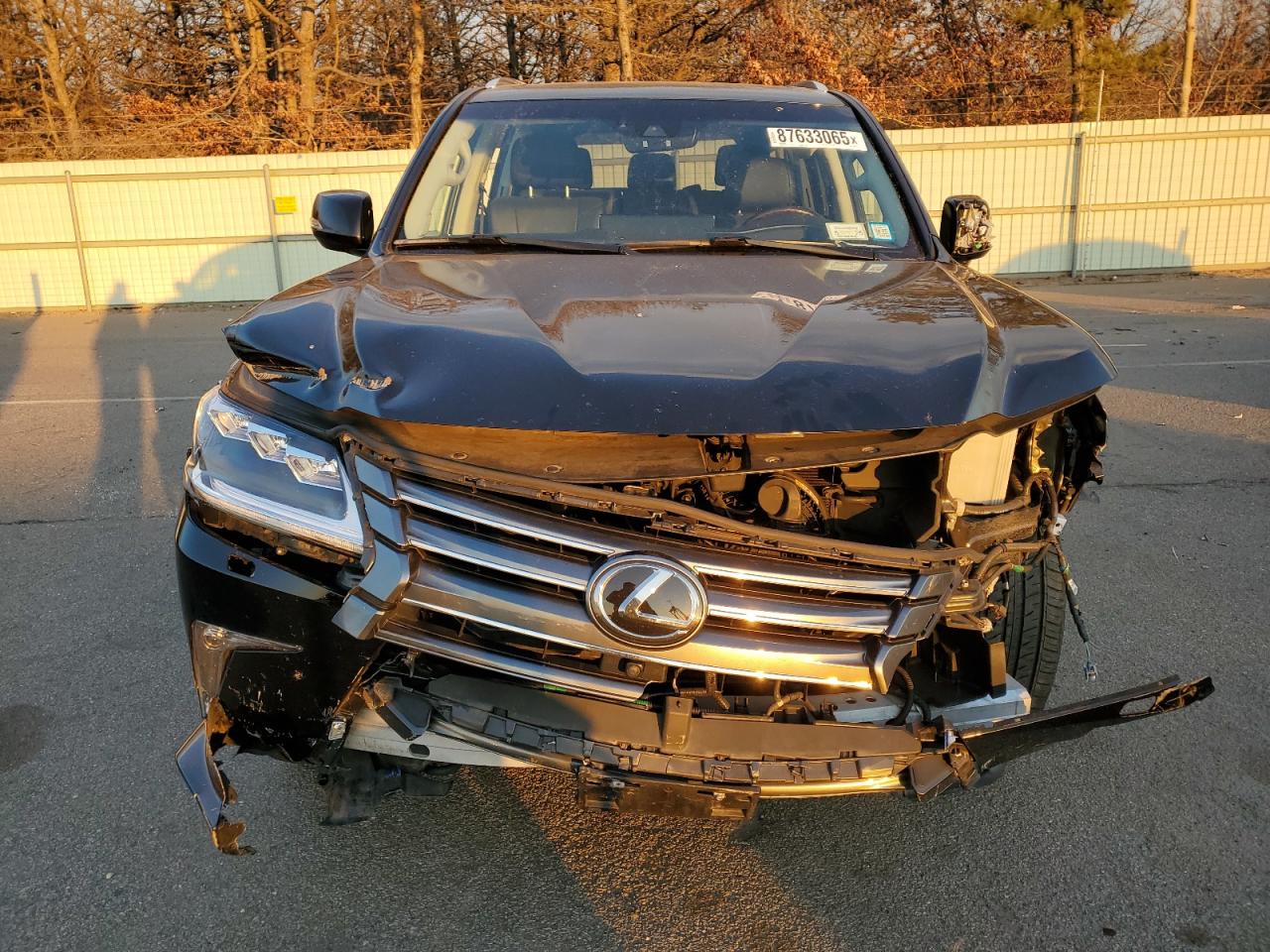 2021 Lexus LX VIN JTJDY7AX3M4345758 Copart auction photo, all over damage thumbnail 5