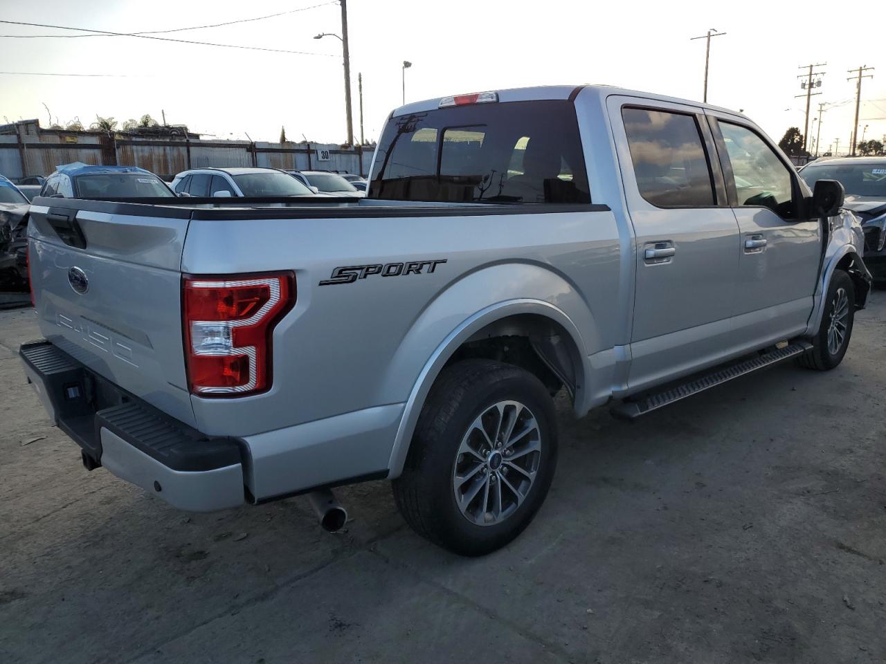 2019 Ford F-150 VIN 1FTEW1C52KKC04212 Copart auction photo, front end / side damage thumbnail 3