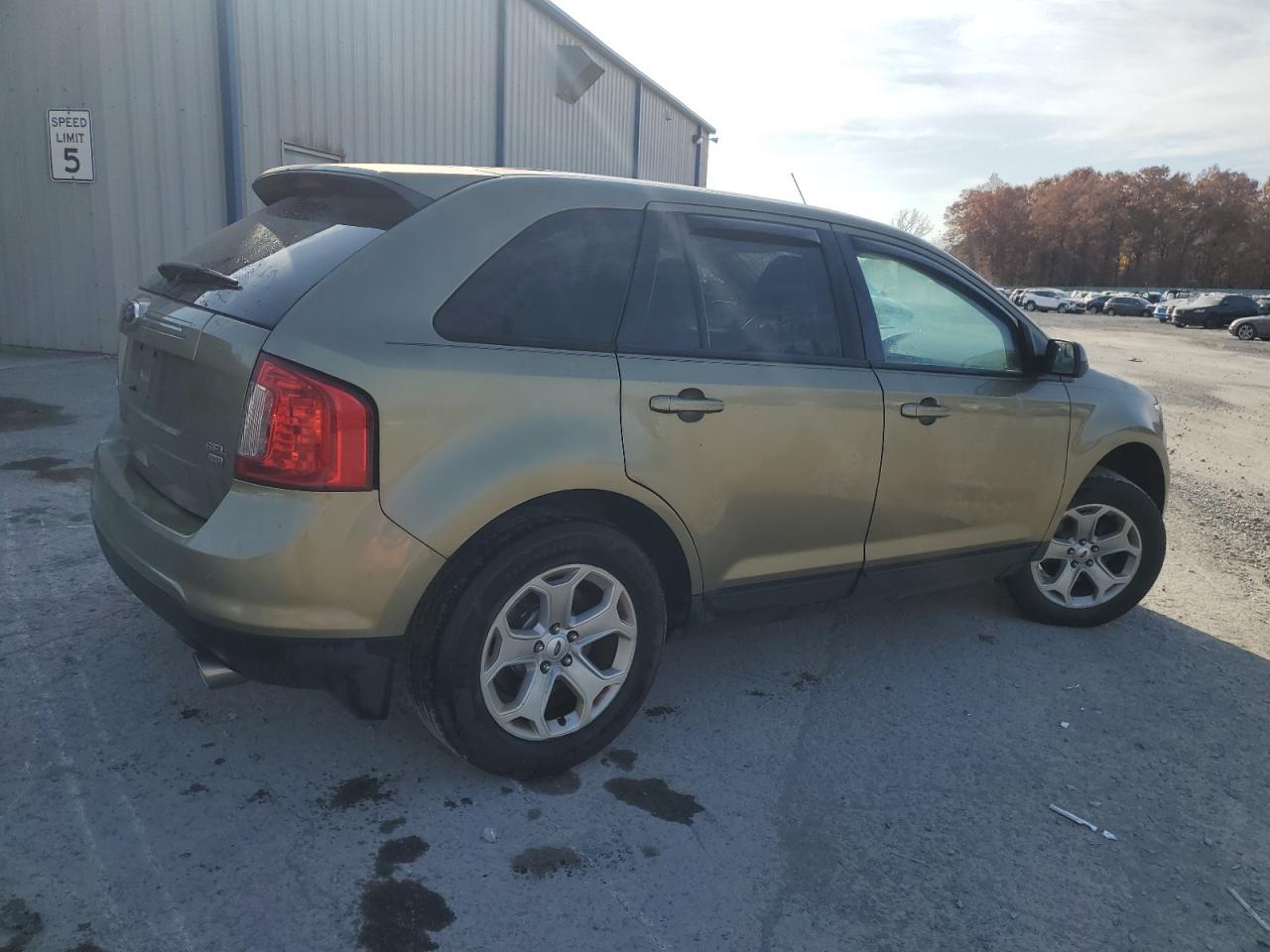 2013 Ford Edge VIN 2FMDK4JC9DBC18076 Copart auction photo, rear end / side damage thumbnail 3