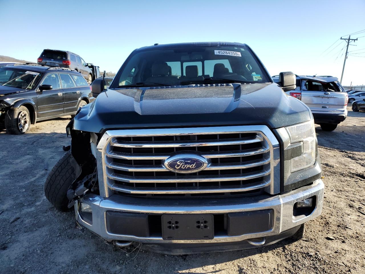 2015 Ford F-150 VIN 1FTFX1EG9FFD05083 Copart auction photo, front end / undercarriage damage thumbnail 5