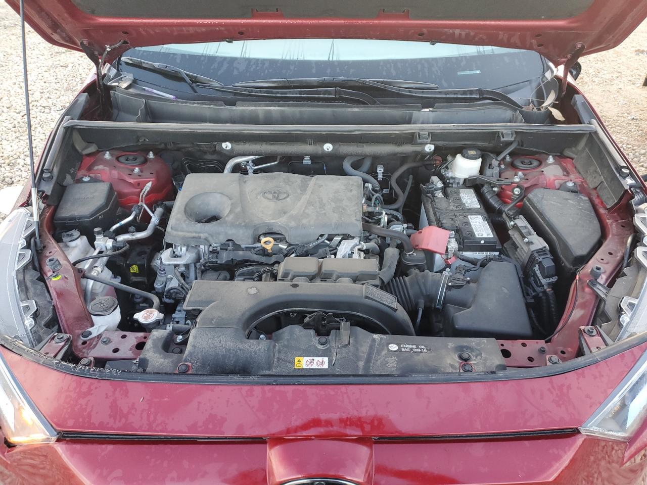 2021 Toyota RAV 4 VIN 2T3W1RFVXMW165344 Copart auction photo, all over damage thumbnail 11