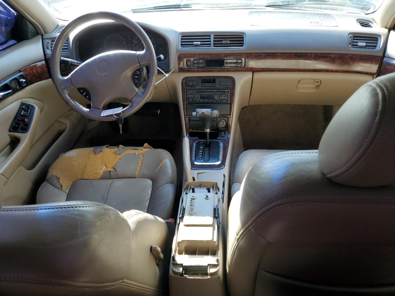 1999 Acura CL VIN 19UYA2252XL009300 Copart auction photo, side damage thumbnail 8