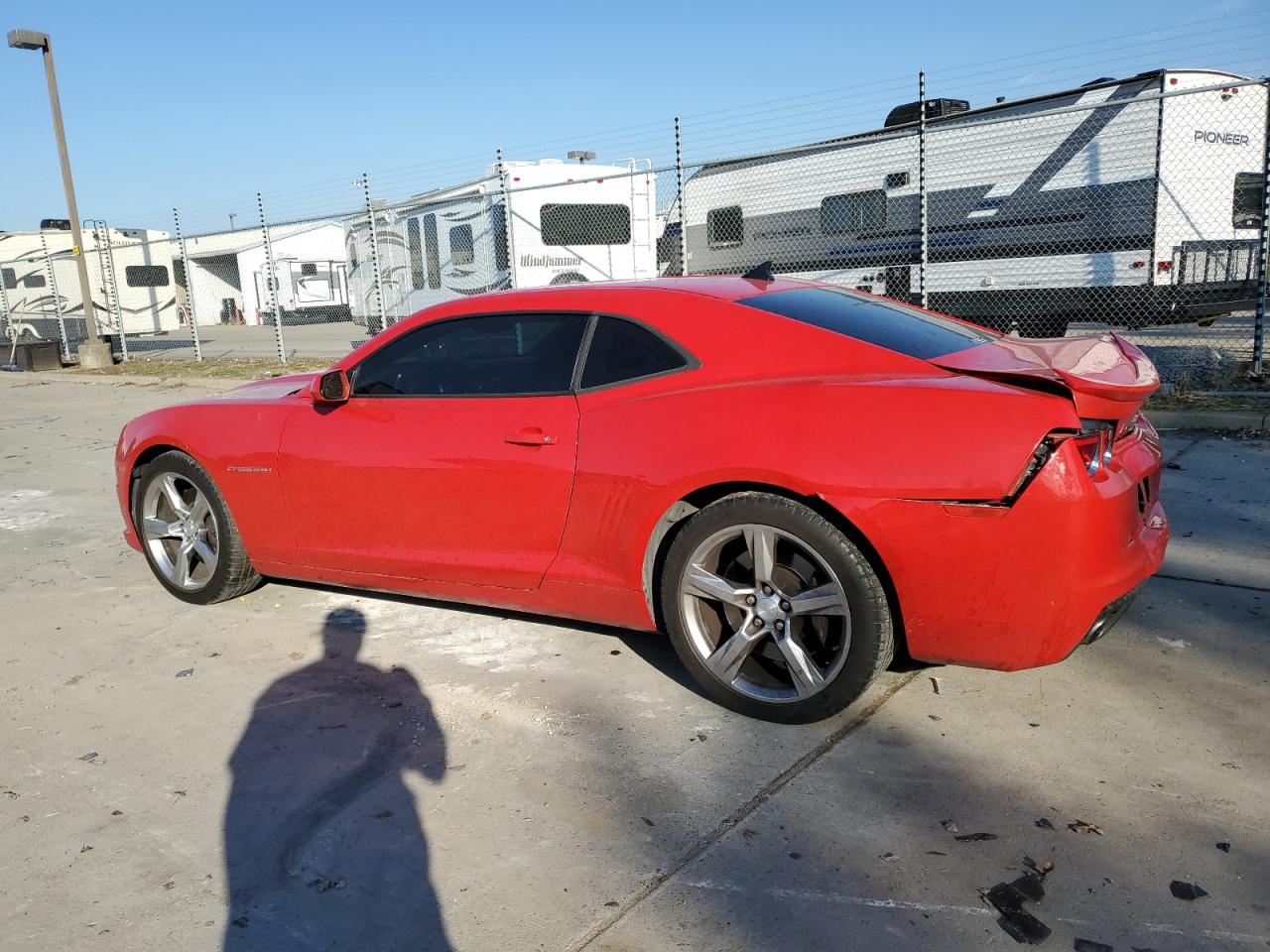 2013 Chevrolet Camaro VIN 2G1FK1EJ3D9214304 Copart auction photo, rear end damage thumbnail 2