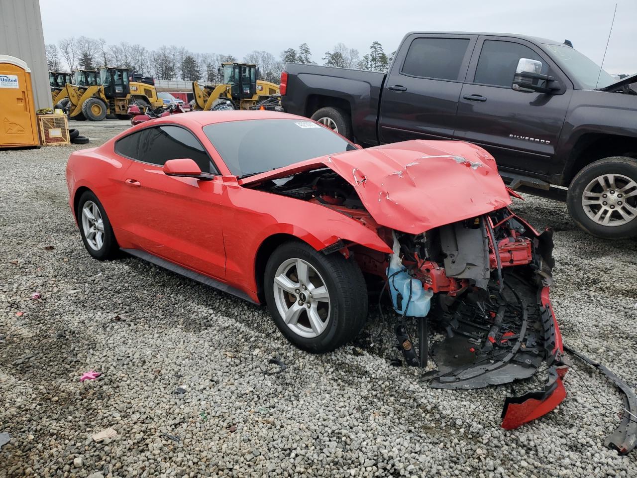 2016 Ford Mustang VIN 1FA6P8AM1G5214889 Copart auction photo, front end damage thumbnail 4