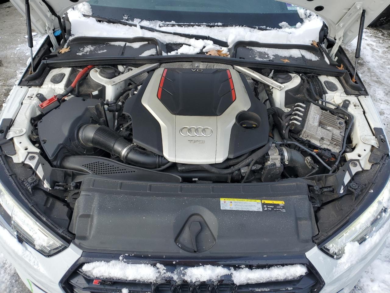 2019 Audi RS4 VIN WAUB4AF43KA119779 Copart auction photo, front end / side damage thumbnail 11