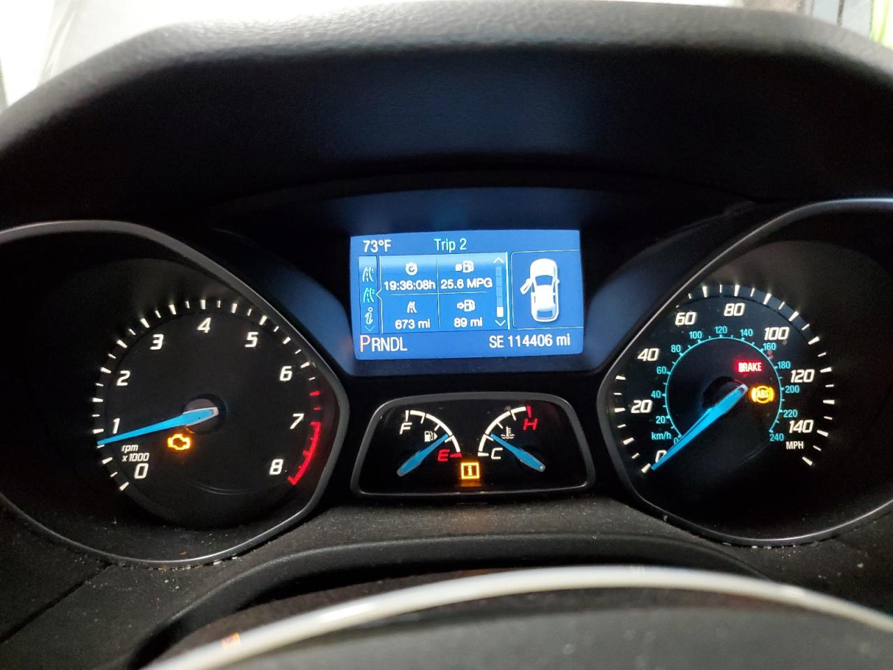 2014 Ford Focus VIN 1FADP3F2XEL228316 Copart auction photo, front end damage thumbnail 9