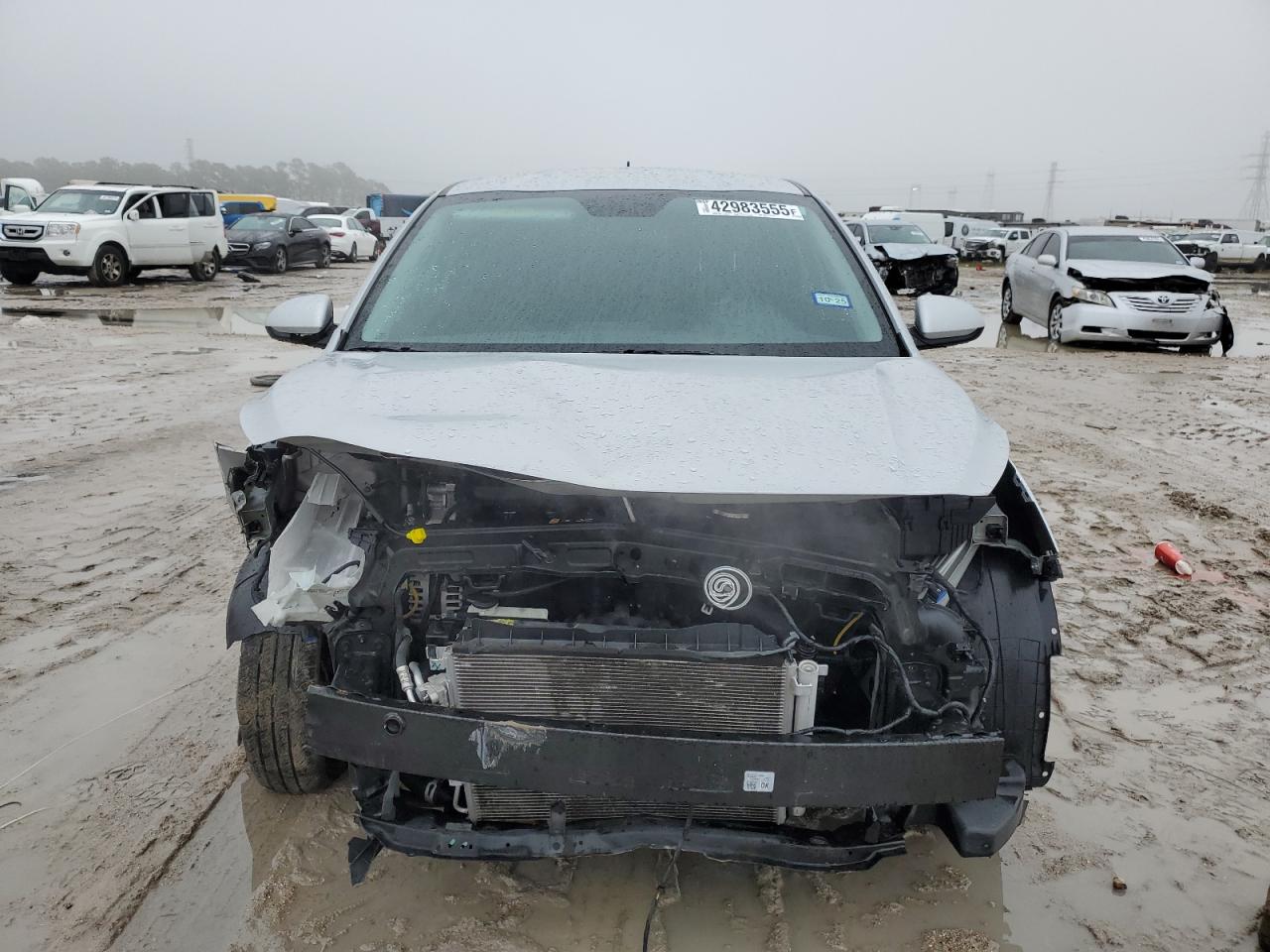 2023 KIA Rio VIN 3KPA24AD7PE618974 Copart auction photo, front end / side damage thumbnail 5
