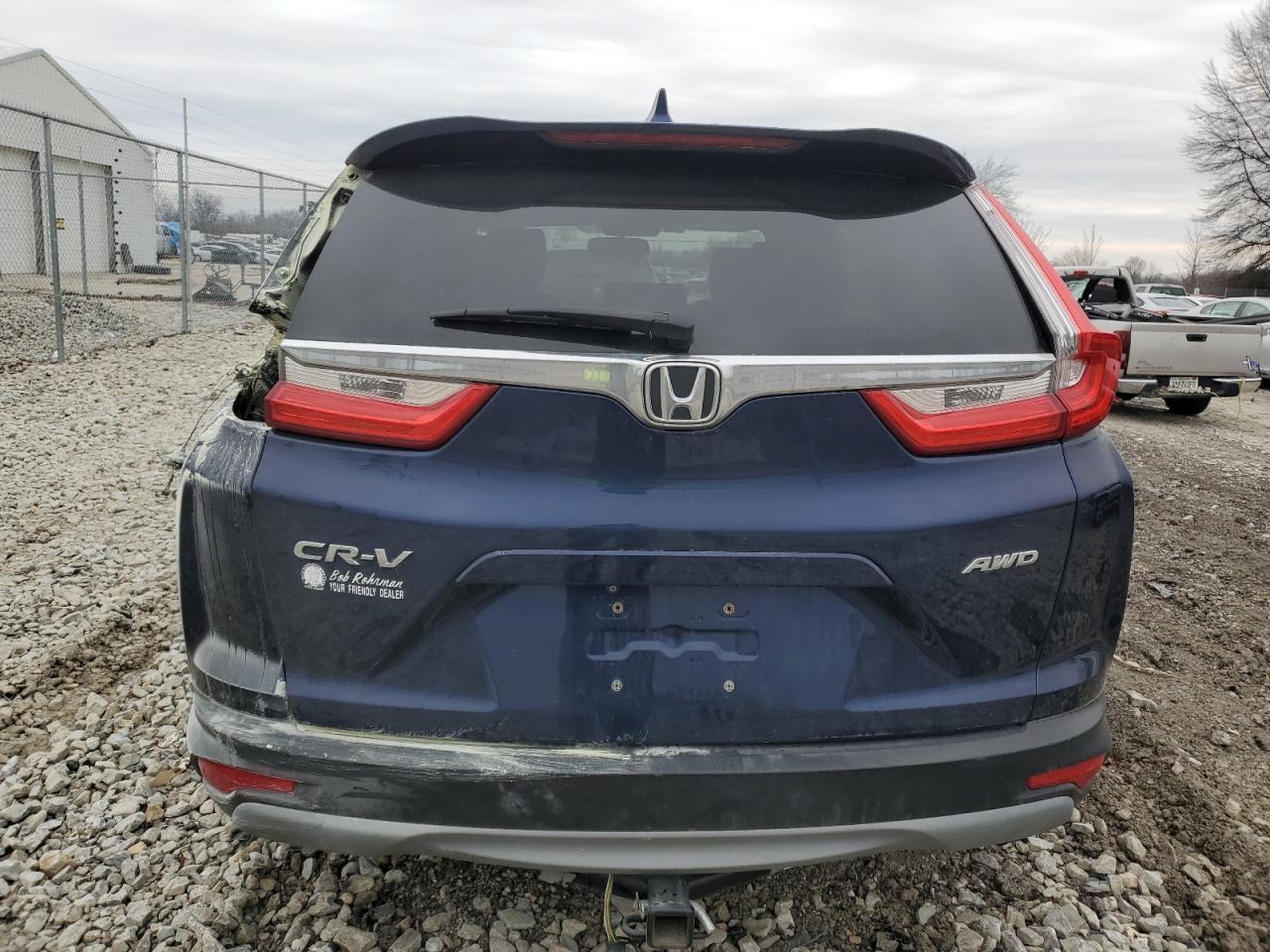 2018 Honda CR-V VIN 7FARW2H81JE003122 Copart auction photo, burn / rear end damage thumbnail 6