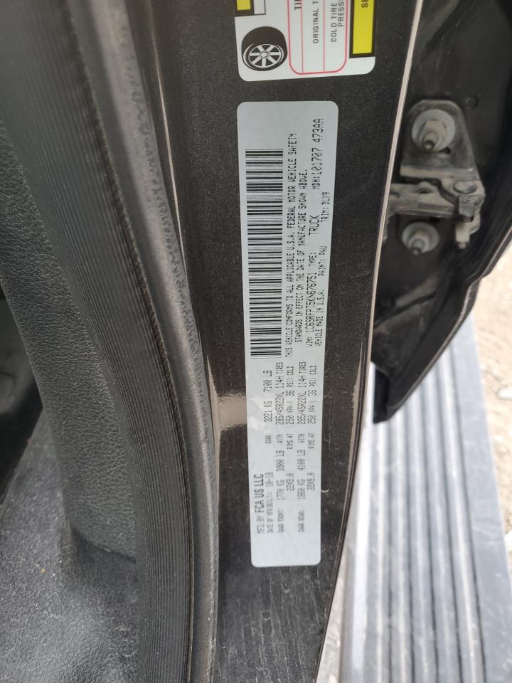 2019 RAM 1500 VIN 1C6SRFPT5KN676751 Copart auction photo, side damage thumbnail 13