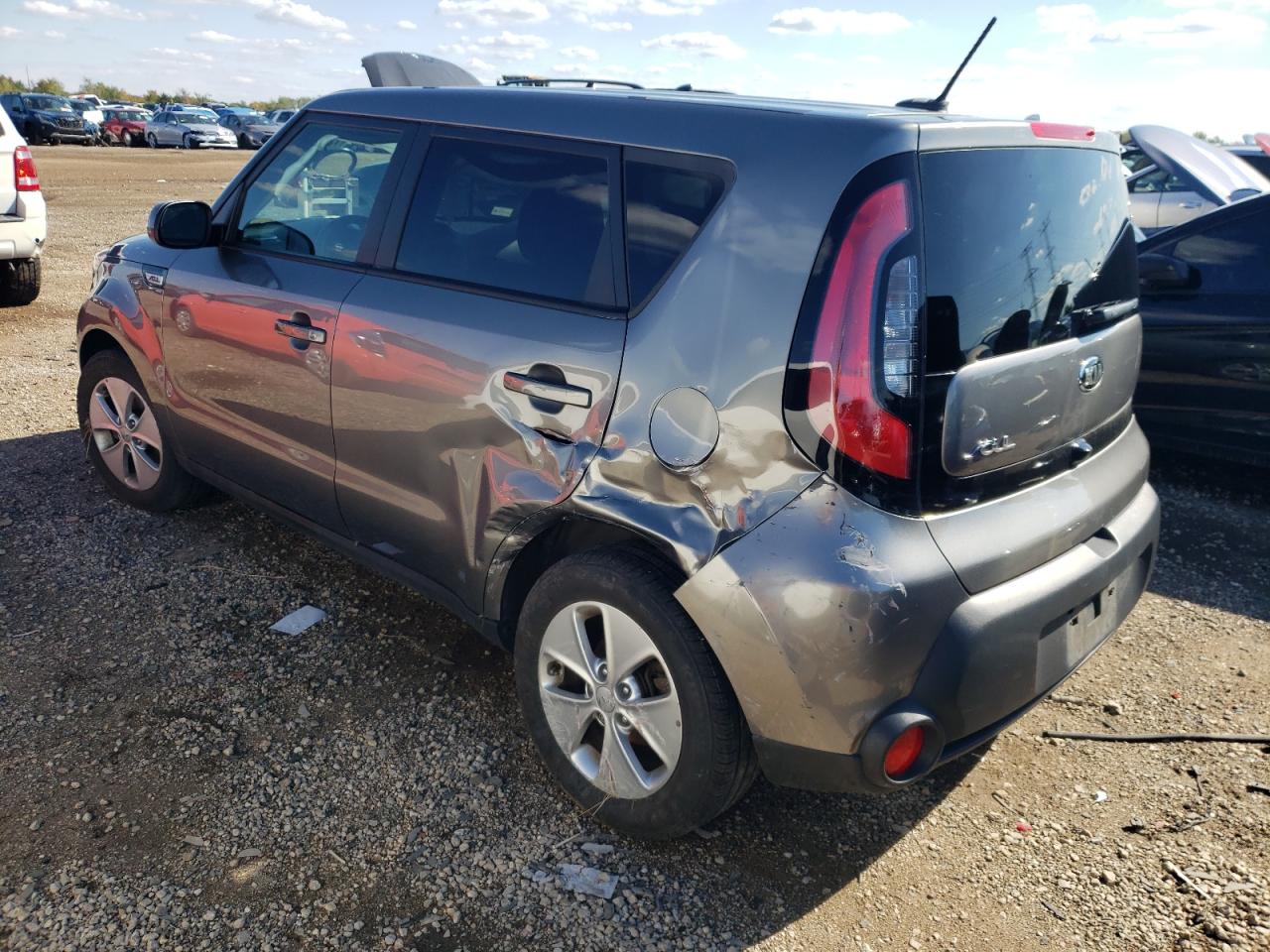 2016 KIA Soul VIN KNDJN2A26G7307496 Copart auction photo, all over damage thumbnail 2