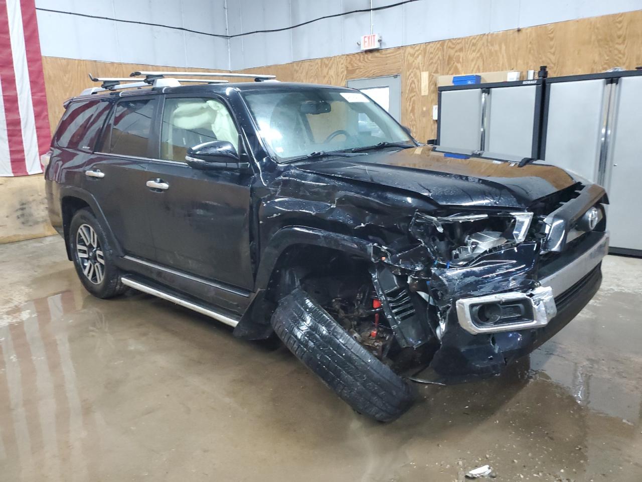 2016 Toyota 4Runner VIN JTEBU5JR3G5384839 Copart auction photo, front end / undercarriage damage thumbnail 4