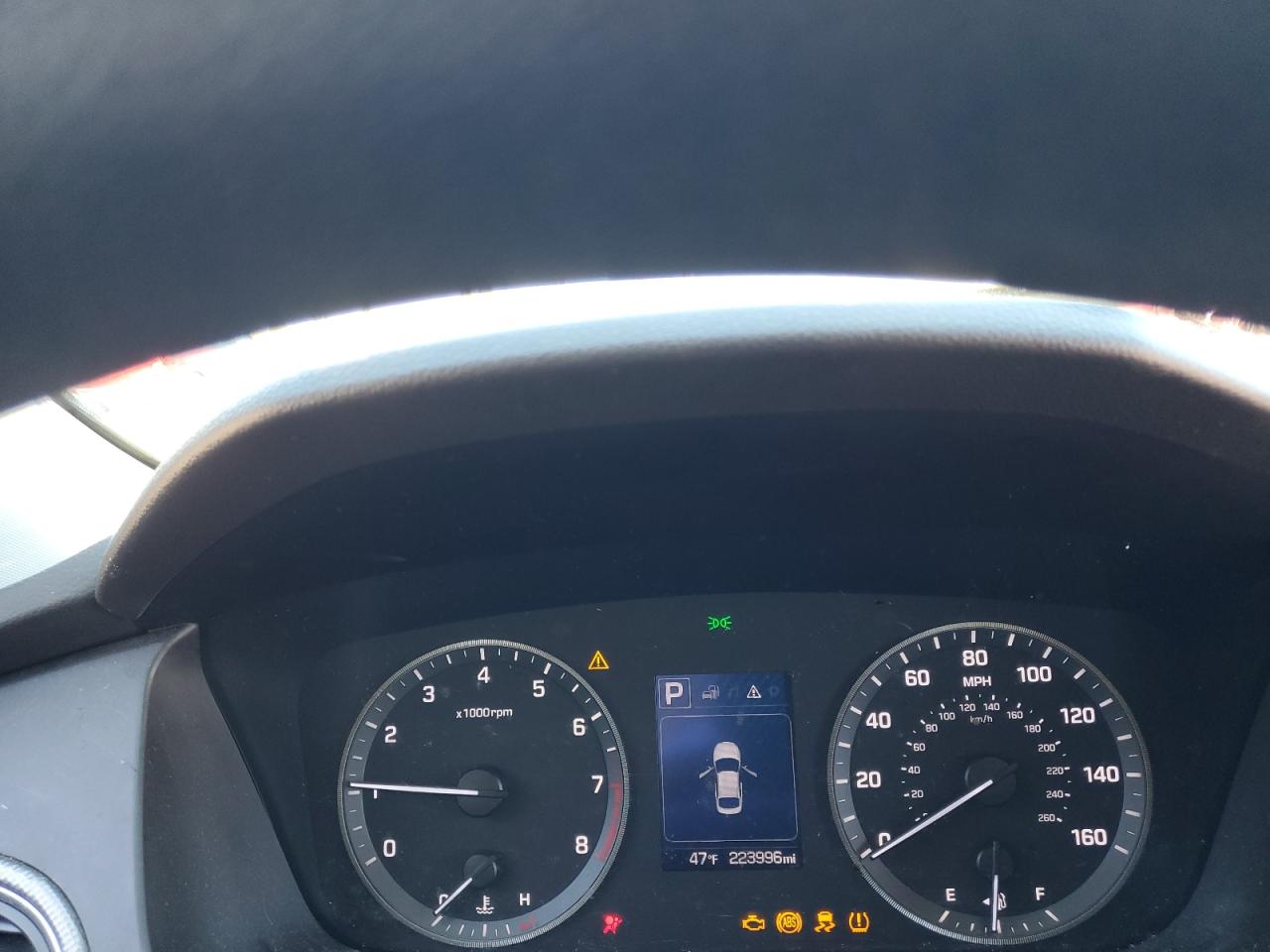 2017 Hyundai Sonata VIN 5NPE24AF3HH567604 Copart auction photo, side / front end damage thumbnail 9