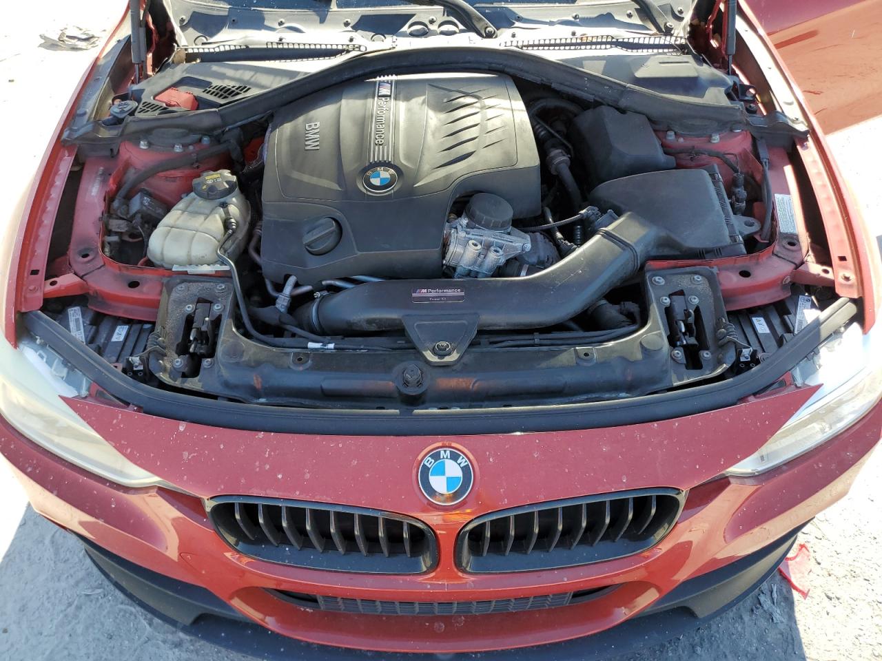 2015 BMW 3er VIN WBA3A9C5XFK473081 Copart auction photo, rear end damage thumbnail 11