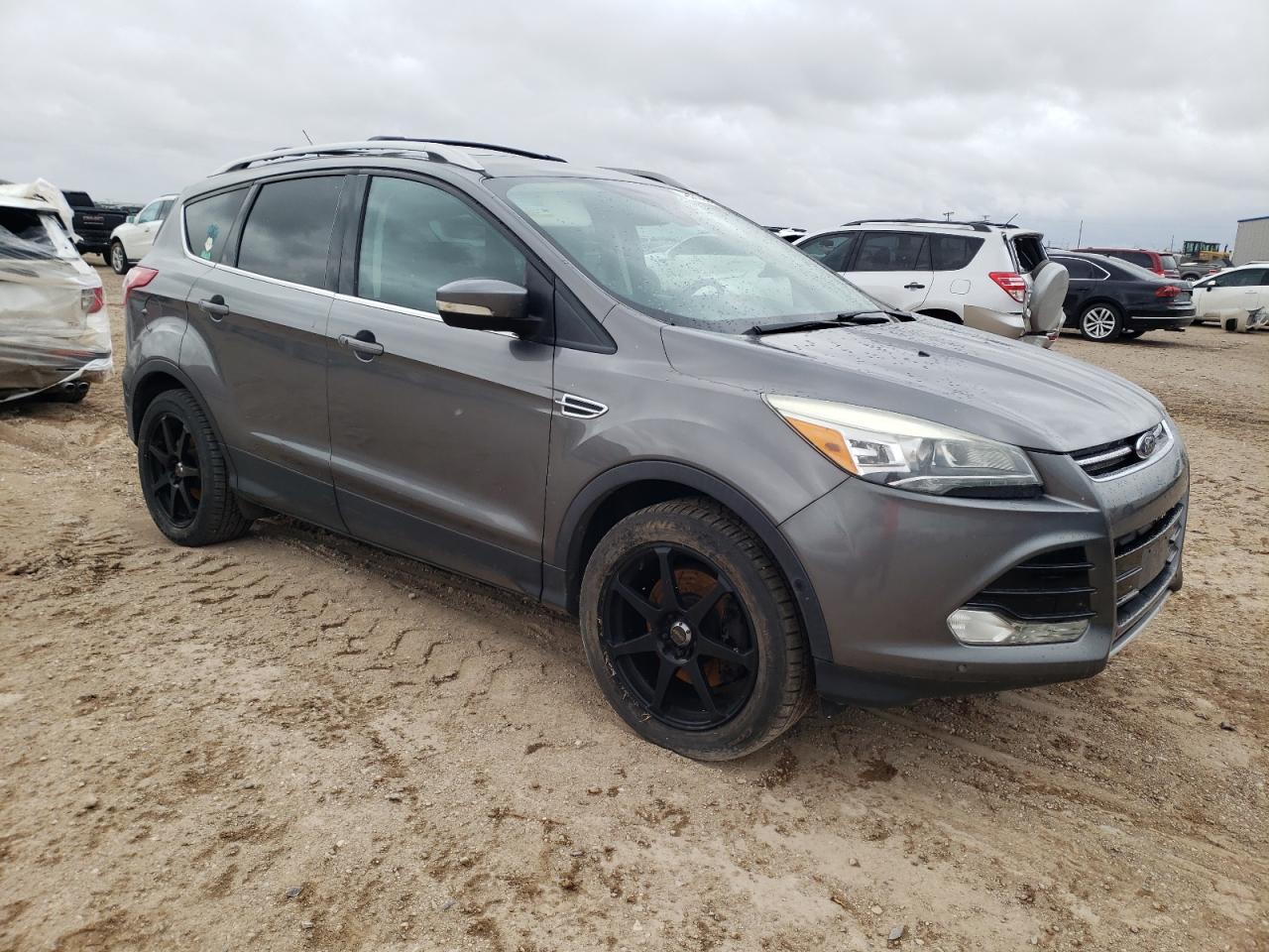 2014 Ford Escape VIN 1FMCU9J91EUC59112 Copart auction photo, side damage thumbnail 4