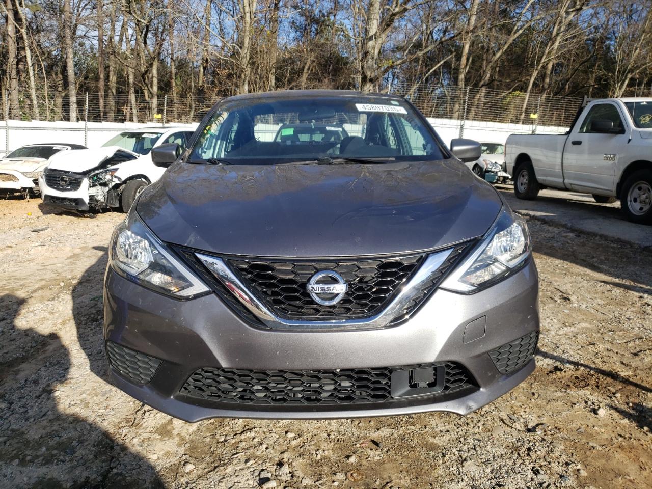 2019 Nissan Sentra VIN 3N1AB7AP0KL604367 Copart auction photo, rear end / stripped damage thumbnail 5