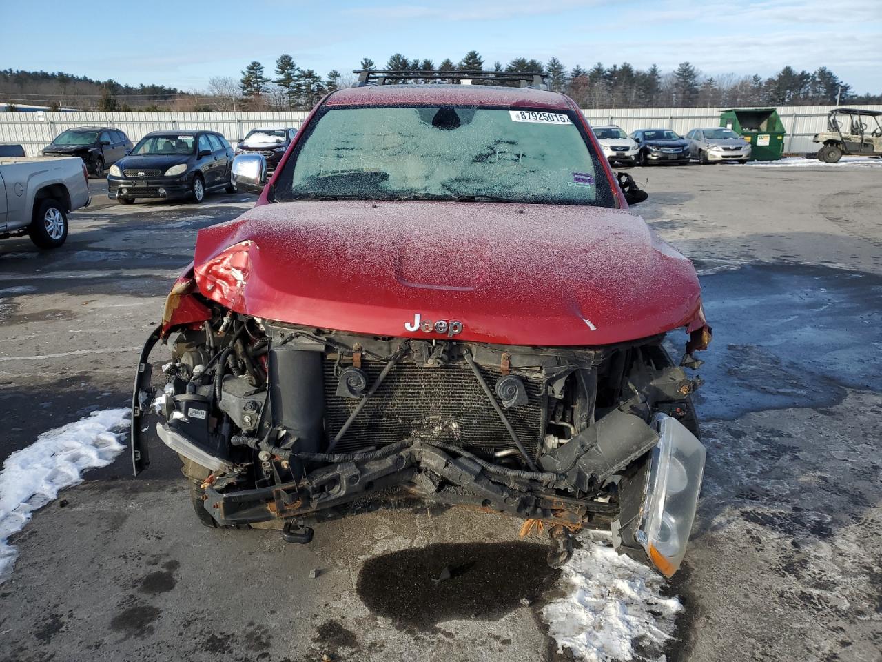 2011 Jeep Grand Cherokee VIN 1J4RR6GT5BC543856 Copart auction photo, front end damage thumbnail 5
