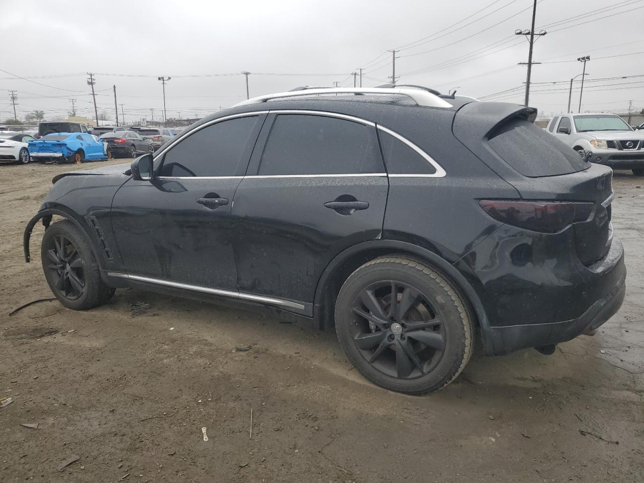2012 Infiniti FX VIN JN8AS1MU8CM122012 Copart auction photo, front end / side damage thumbnail 2