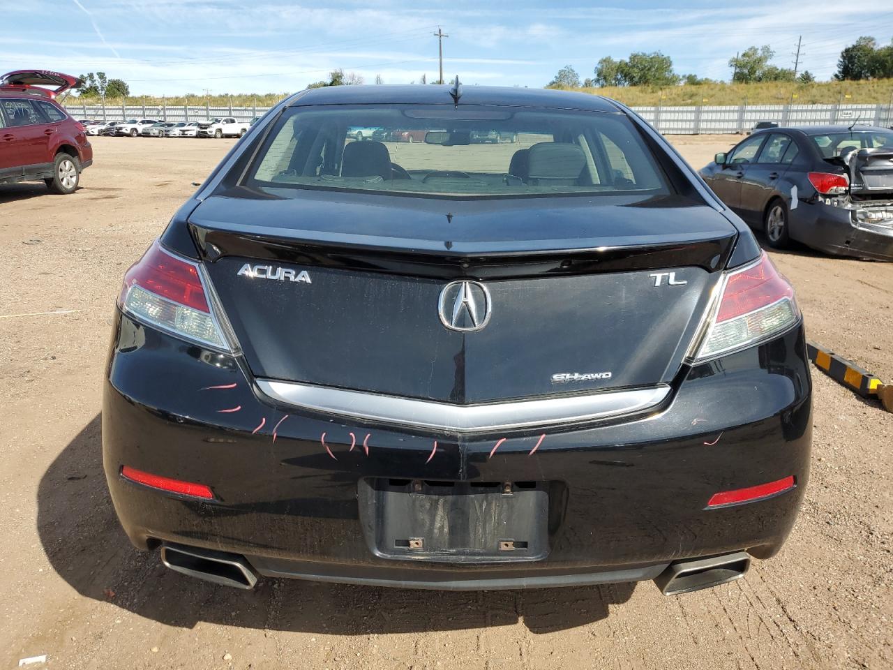 2012 Acura TL VIN 19UUA9F52CA004833 Copart auction photo, front end / hail damage thumbnail 6
