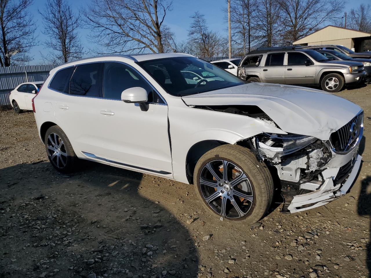 2021 Volvo XC60 VIN YV4A22RLXM1739929 Copart auction photo, front end damage thumbnail 4