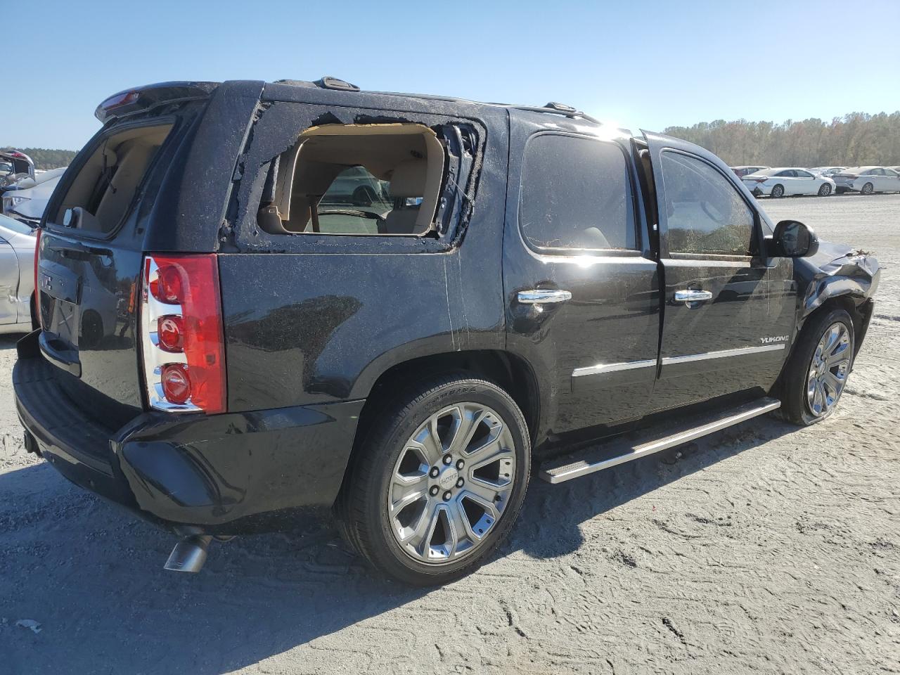 2009 GMC Yukon VIN 1GKFK33049R286014 Copart auction photo, top/roof damage thumbnail 3