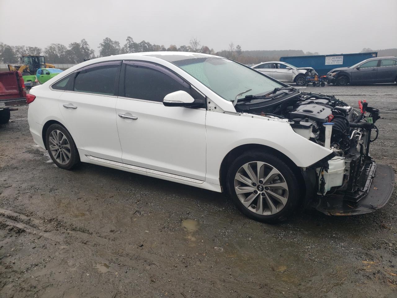 2015 Hyundai Sonata VIN 5NPE34AF7FH213501 Copart auction photo, all over damage thumbnail 4