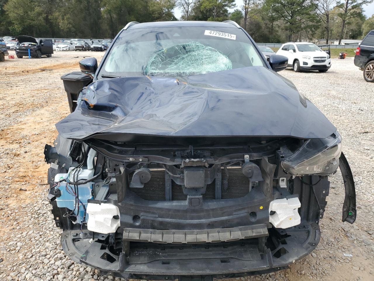 2021 Mazda CX-5 VIN JM3KFBDM1M1494375 Copart auction photo, side / front end damage thumbnail 5