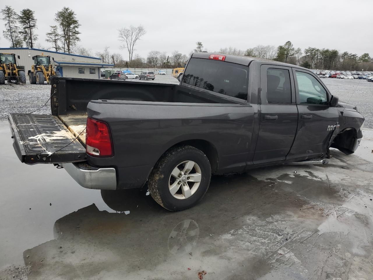 2014 RAM 1500 VIN 1C6RR7FT3ES302389 Copart auction photo, front end / side damage thumbnail 3