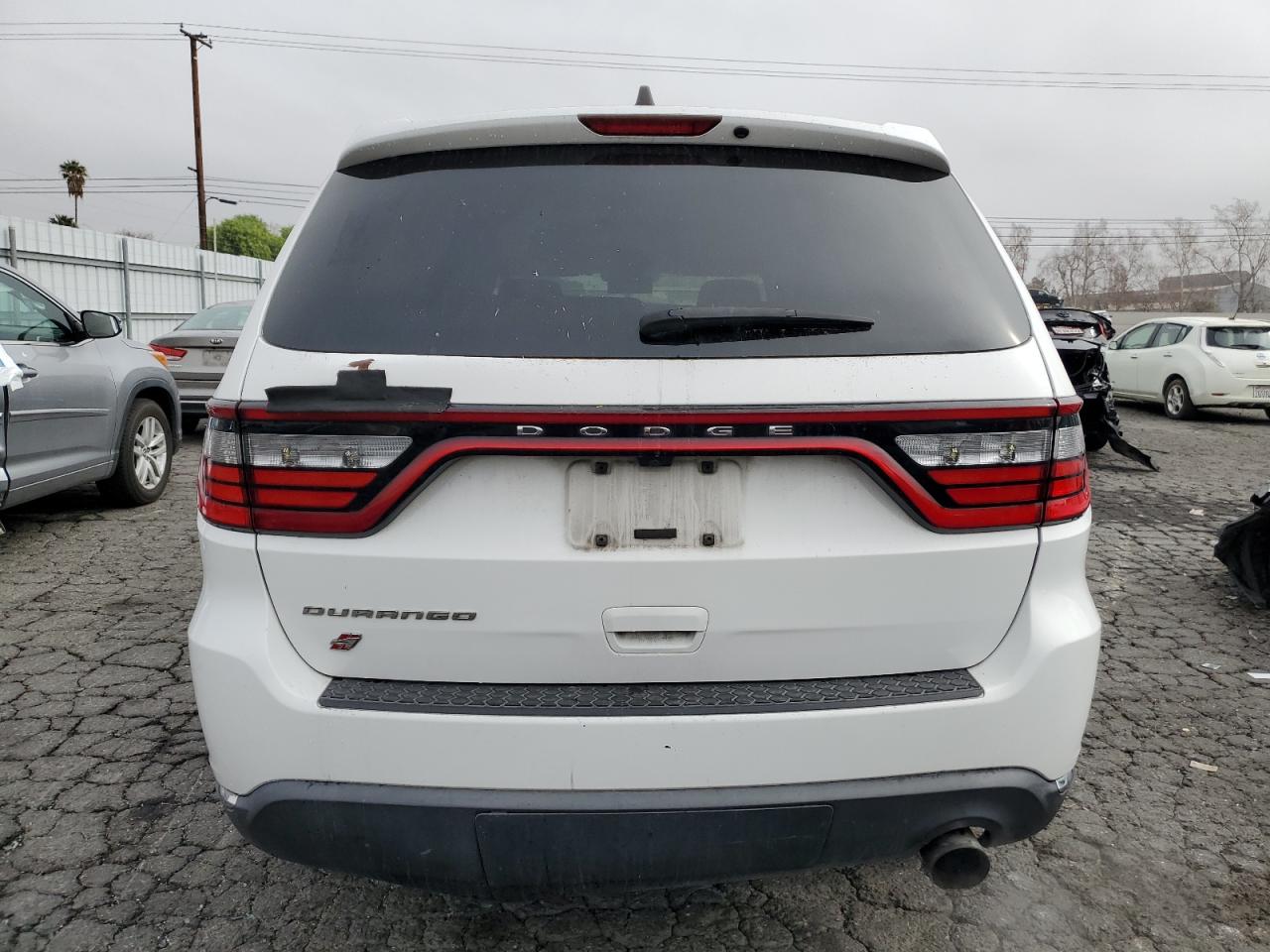 2018 Dodge Durango VIN 1C4RDJAG9JC372742 Copart auction photo, front end damage thumbnail 6