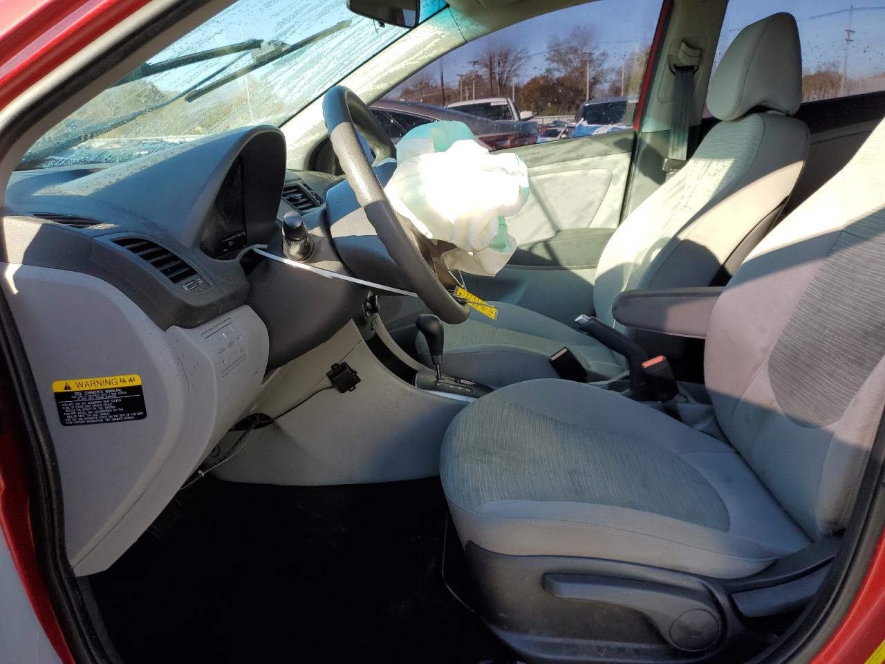 2017 Hyundai Accent VIN KMHCT5AE4HU334236 Copart auction photo, front end damage thumbnail 7