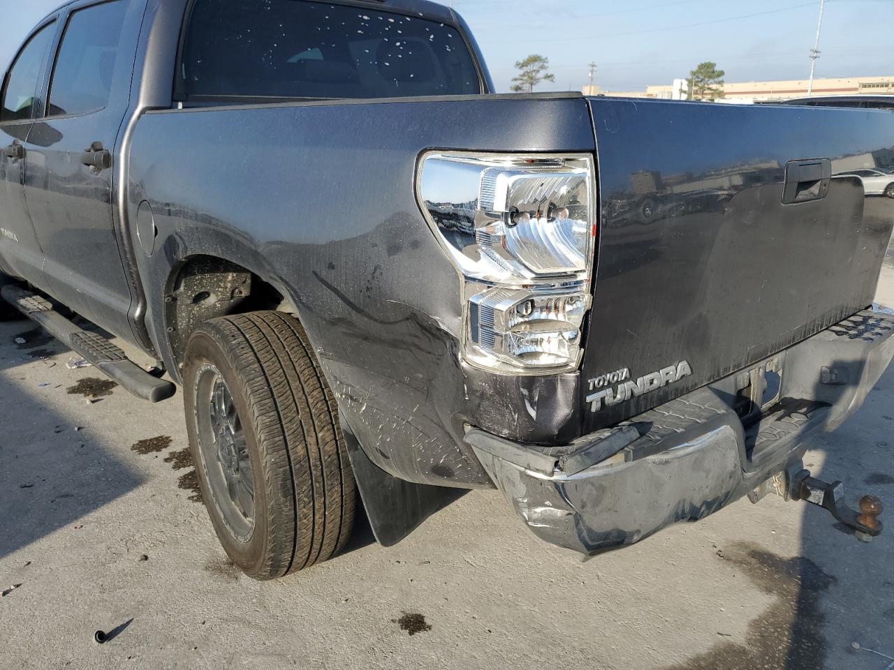 2013 Toyota Tundra VIN 5TFEM5F17DX064833 Copart auction photo, rear end / side damage thumbnail 9