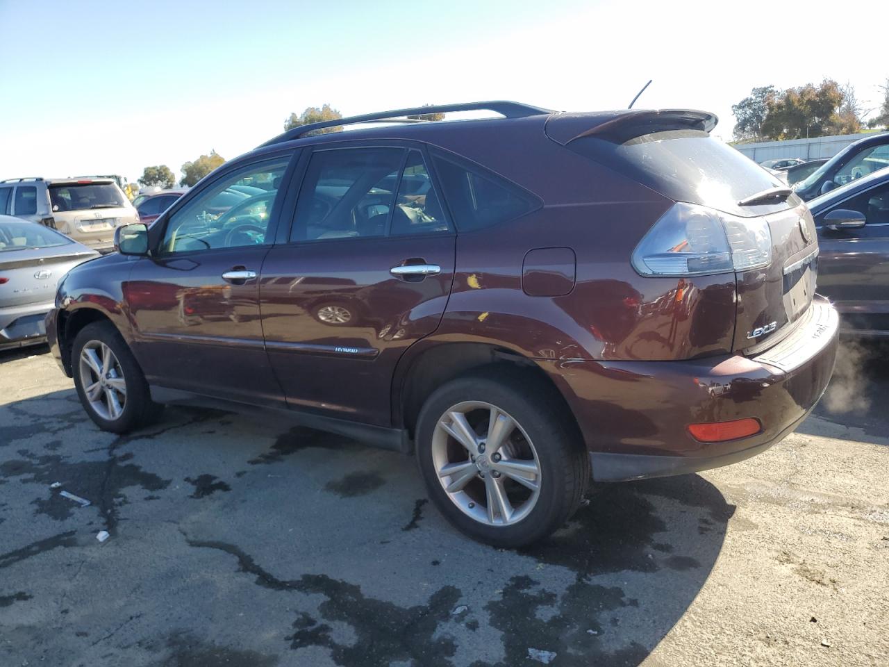 2008 Lexus RX VIN JTJHW31U282051582 Copart auction photo, front end / rear end damage thumbnail 2