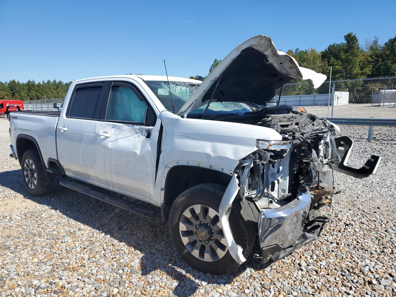 2021 Chevrolet Silverado VIN 1GC1YNEY5MF151573 Copart auction photo, front end damage thumbnail 4