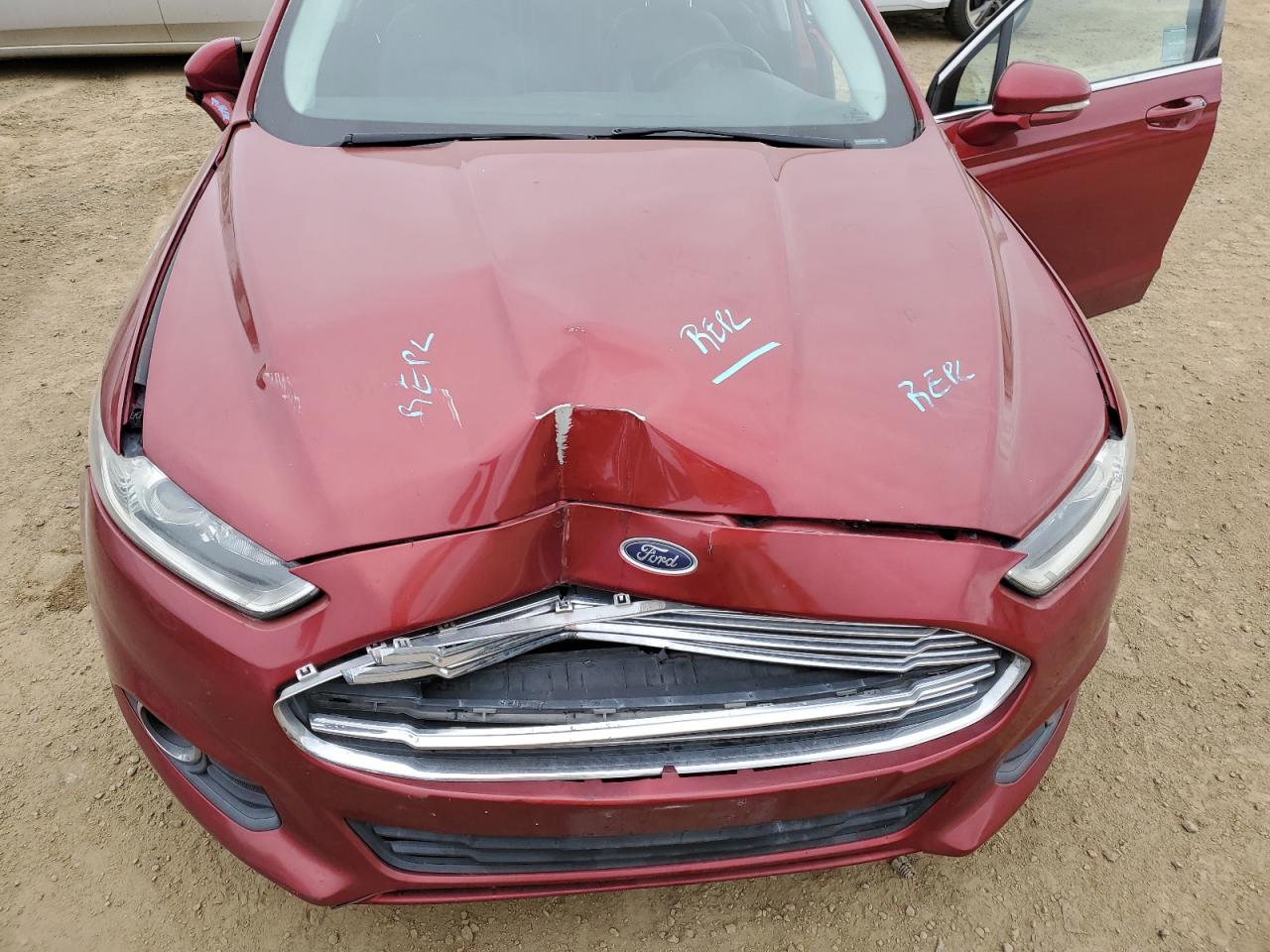 2013 Ford Fusion VIN 3FA6P0LU0DR250550 Copart auction photo, front end damage thumbnail 12