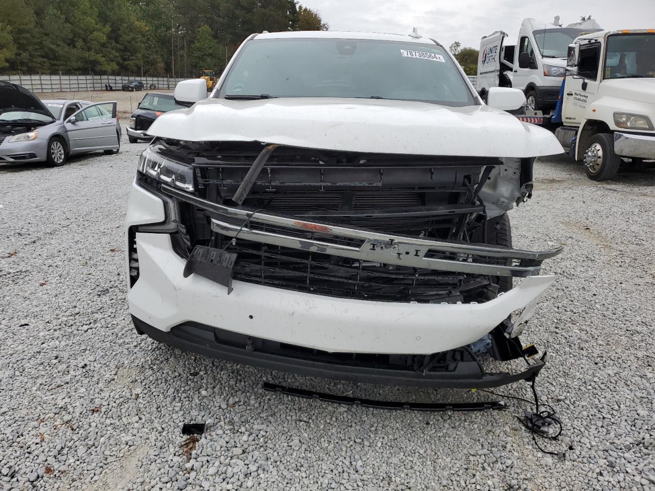 2022 Chevrolet Suburban VIN 1GNSKEKT6NR176875 Copart auction photo, front end / undercarriage damage thumbnail 5