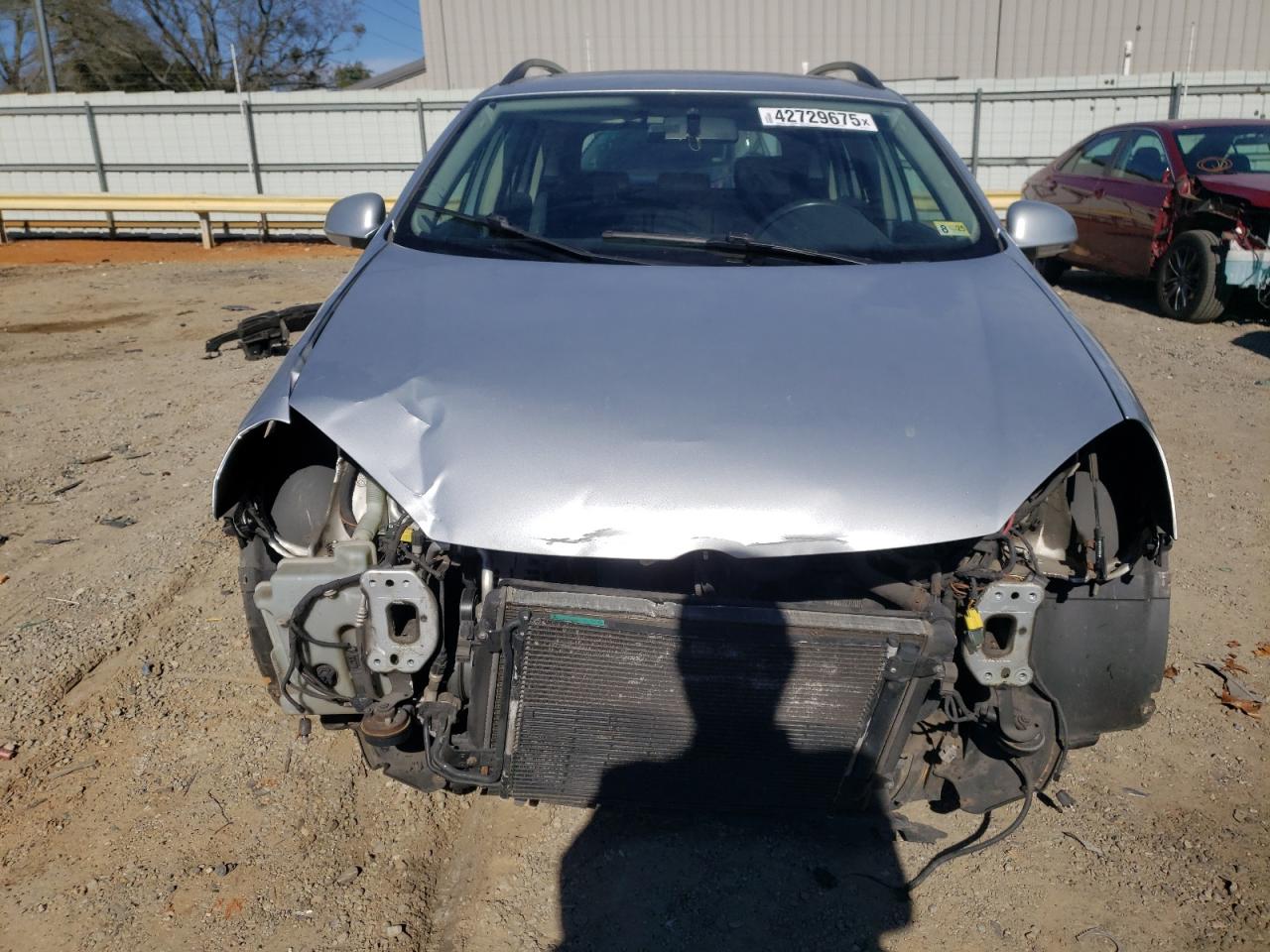 2009 Volkswagen Jetta VIN 3VWTZ71K29M250715 Copart auction photo, front end / side damage thumbnail 5